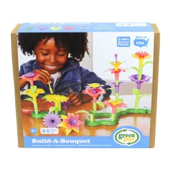 AreYouGame Green Toys Eco-Friendly Build-A-Bouquet Floral Arrangement Set* Preschool Building Sets & Blocks|Preschool Education Toys & Activities