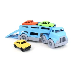 AreYouGame Green Toys Eco-Friendly Car Carrier with 3 Mini Cars Set* Preschool Education Toys & Activities|Preschool Vehicles