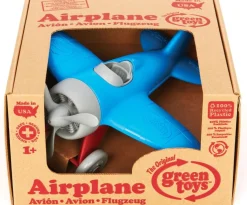 The Distribution Solutions Green Toys Eco-Friendly Preschool Toy Plane - Blue and Red* Preschool Education Toys & Activities|Preschool Vehicles