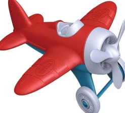 The Distribution Solutions Green Toys Eco-Friendly Red Airplane for Children - BPA & Phthalates Free* Preschool Education Toys & Activities|Preschool Vehicles