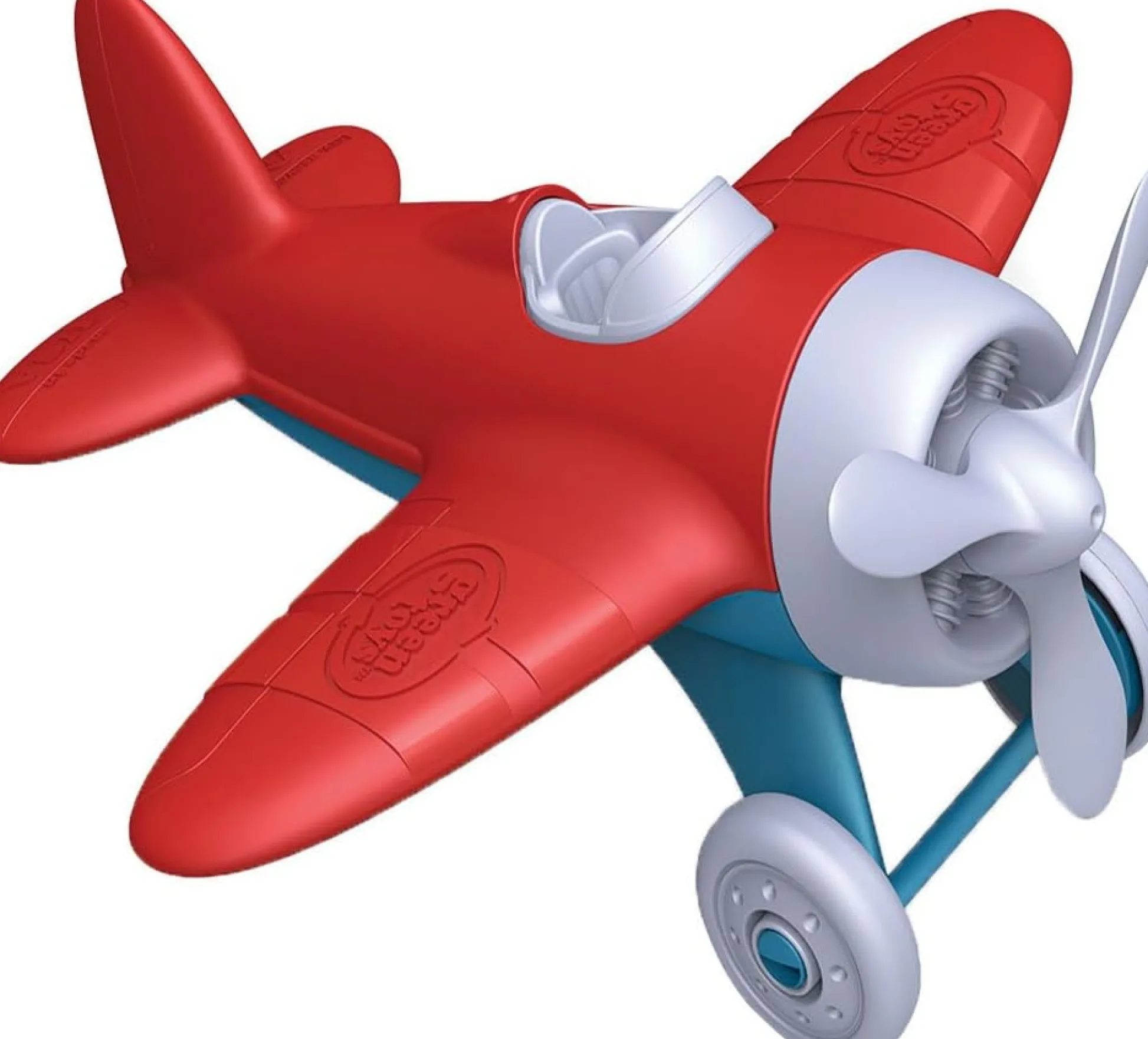 The Distribution Solutions Green Toys Eco-Friendly Red Airplane for Children - BPA & Phthalates Free* Preschool Education Toys & Activities|Preschool Vehicles