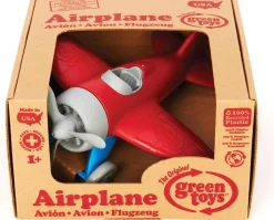 The Distribution Solutions Green Toys Eco-Friendly Red Airplane for Children - BPA & Phthalates Free* Preschool Education Toys & Activities|Preschool Vehicles