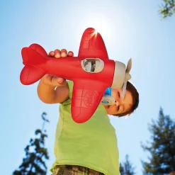 The Distribution Solutions Green Toys Eco-Friendly Red Airplane for Children - BPA & Phthalates Free* Preschool Education Toys & Activities|Preschool Vehicles