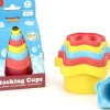 The Distribution Solutions Green Toys Eco-Friendly Stacking Cups ‚Äì Purple/Blue/Green Bath Toy* Bath Toys