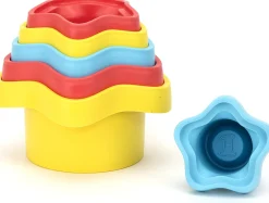 The Distribution Solutions Green Toys Eco-Friendly Stacking Cups ‚Äì Purple/Blue/Green Bath Toy* Bath Toys