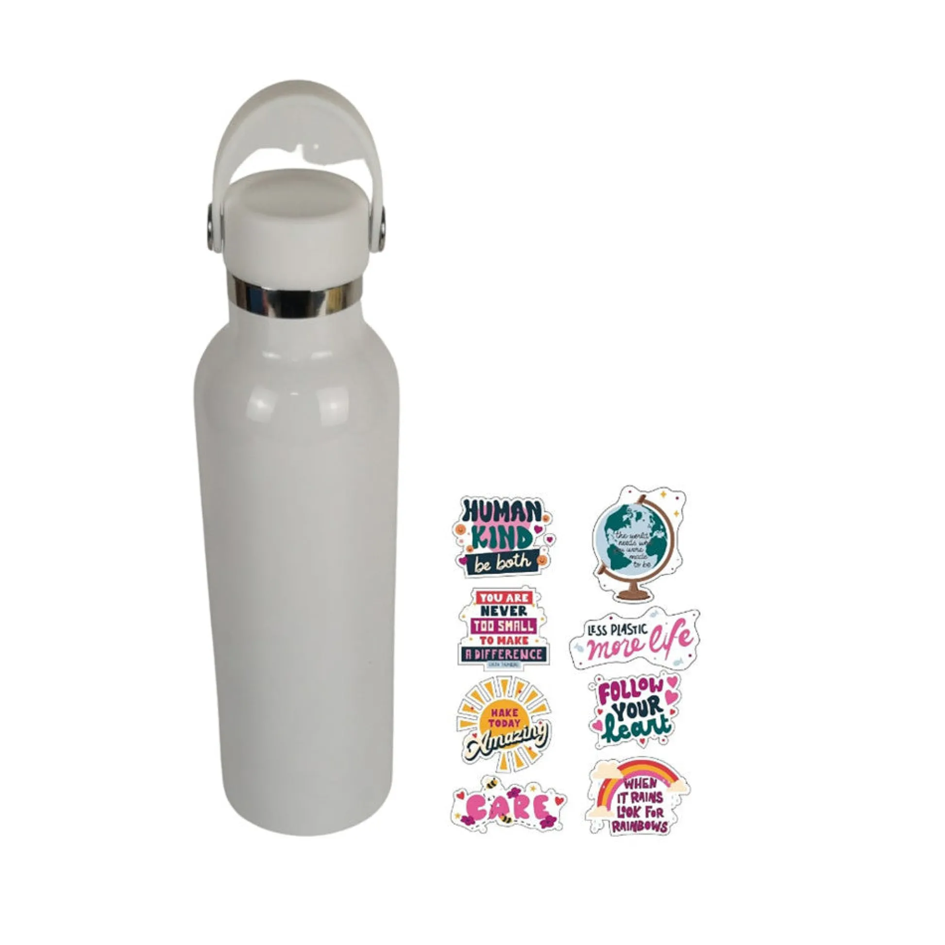 Flat River Group Greta-Inspired DIY Water Bottle Decoration Kit - Sustainable Craft Set* Crafts & Activities