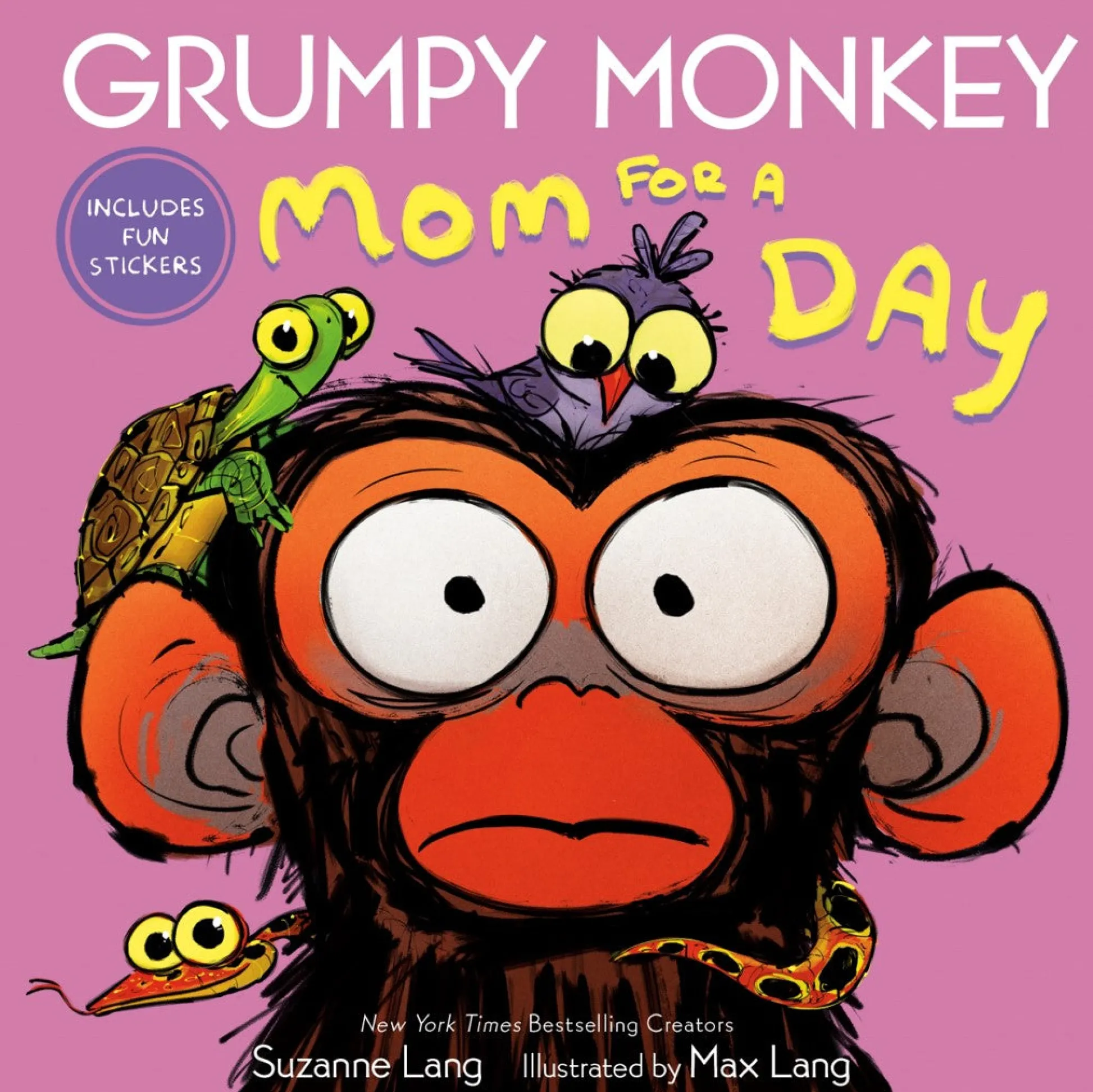 Readerlink Distribution Services Grumpy Monkey Mom for a Day - New York Times Bestselling Hardcover* Reading, Writing & Speech