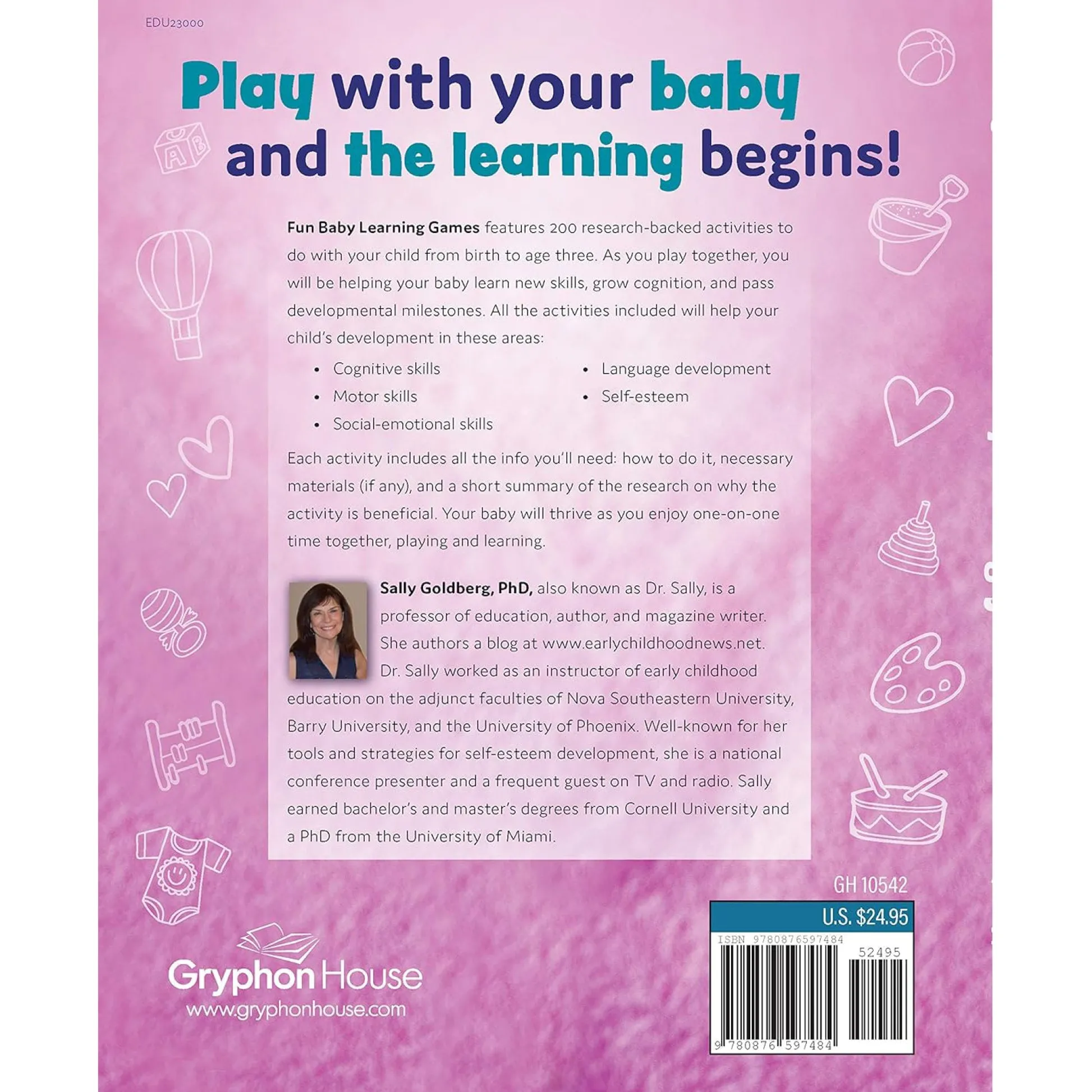 Educators Resource Gryphon House Baby and Toddler Development Playbook - Educational Games*Kids Social & Emotional Skills|Kids Books