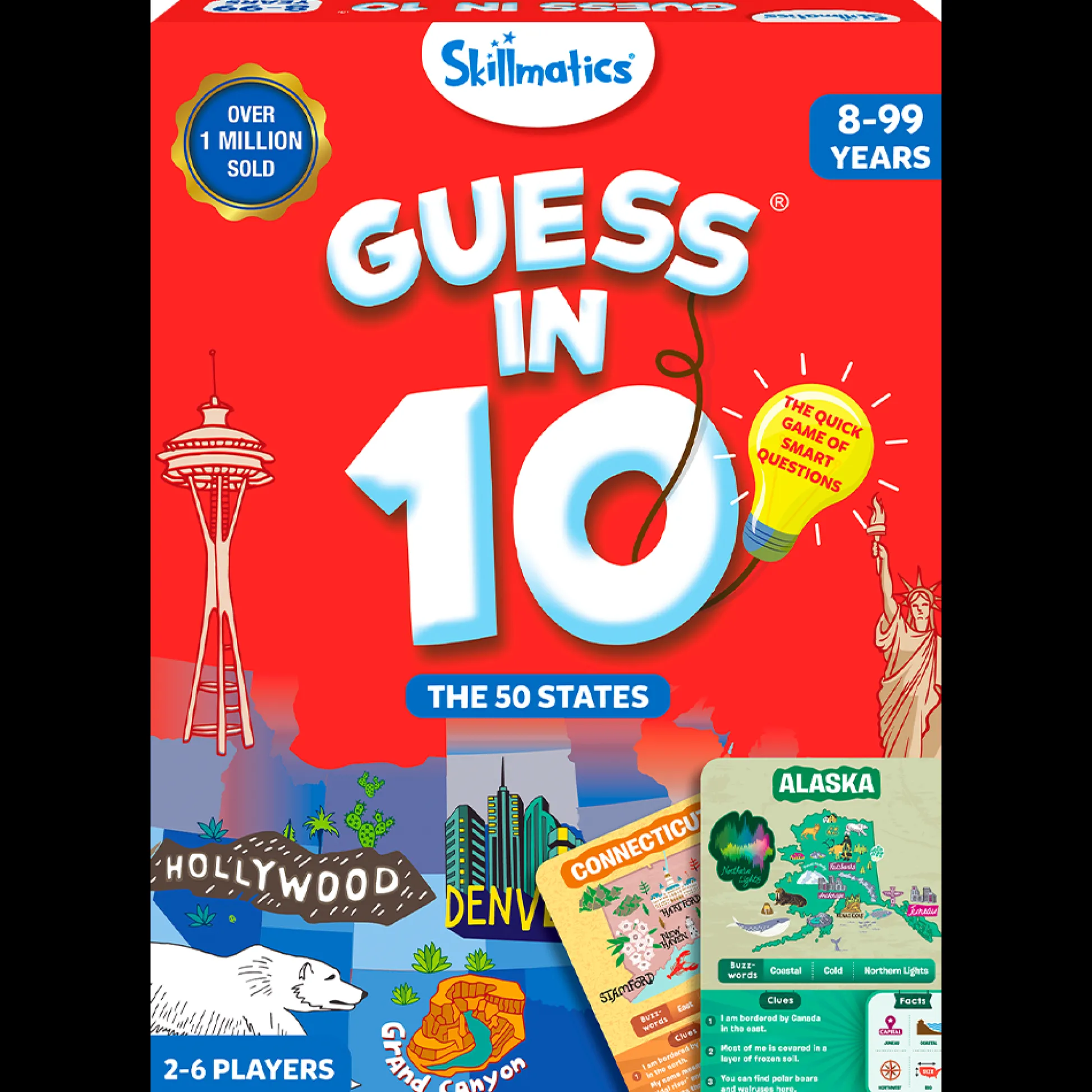 Skillmatics Guess in 10 The 50 States Educational Board Game* Board Games|Role-Playing Games