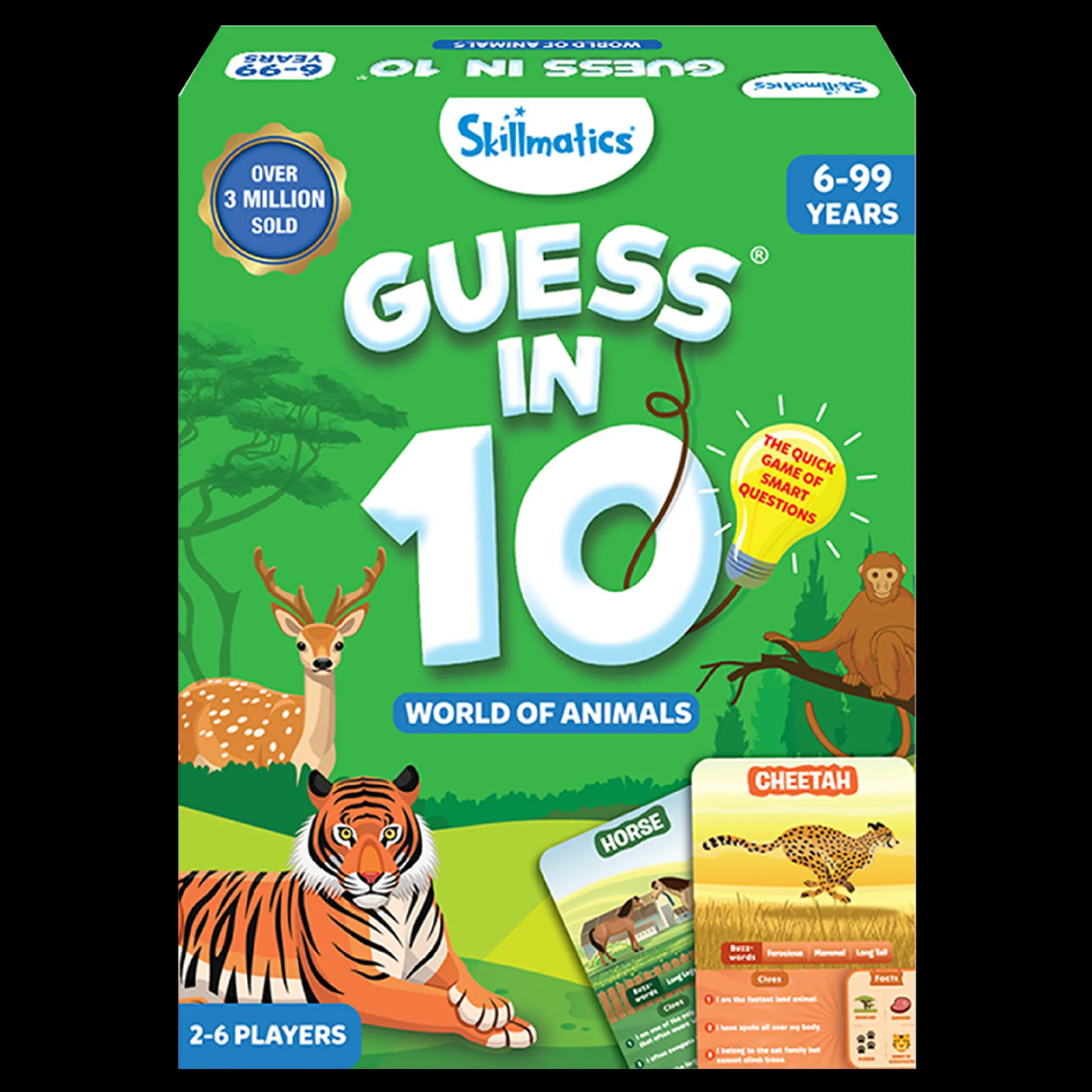 Skillmatics Guess in 10 World of Animals Educational Card Game* Card Games
