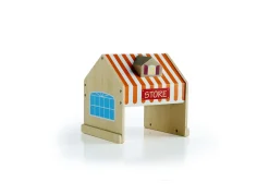 Educators Resource Guidecraft Community Buildings 6-Piece Playset - Plywood* Preschool Vehicles|Social & Emotional Skills