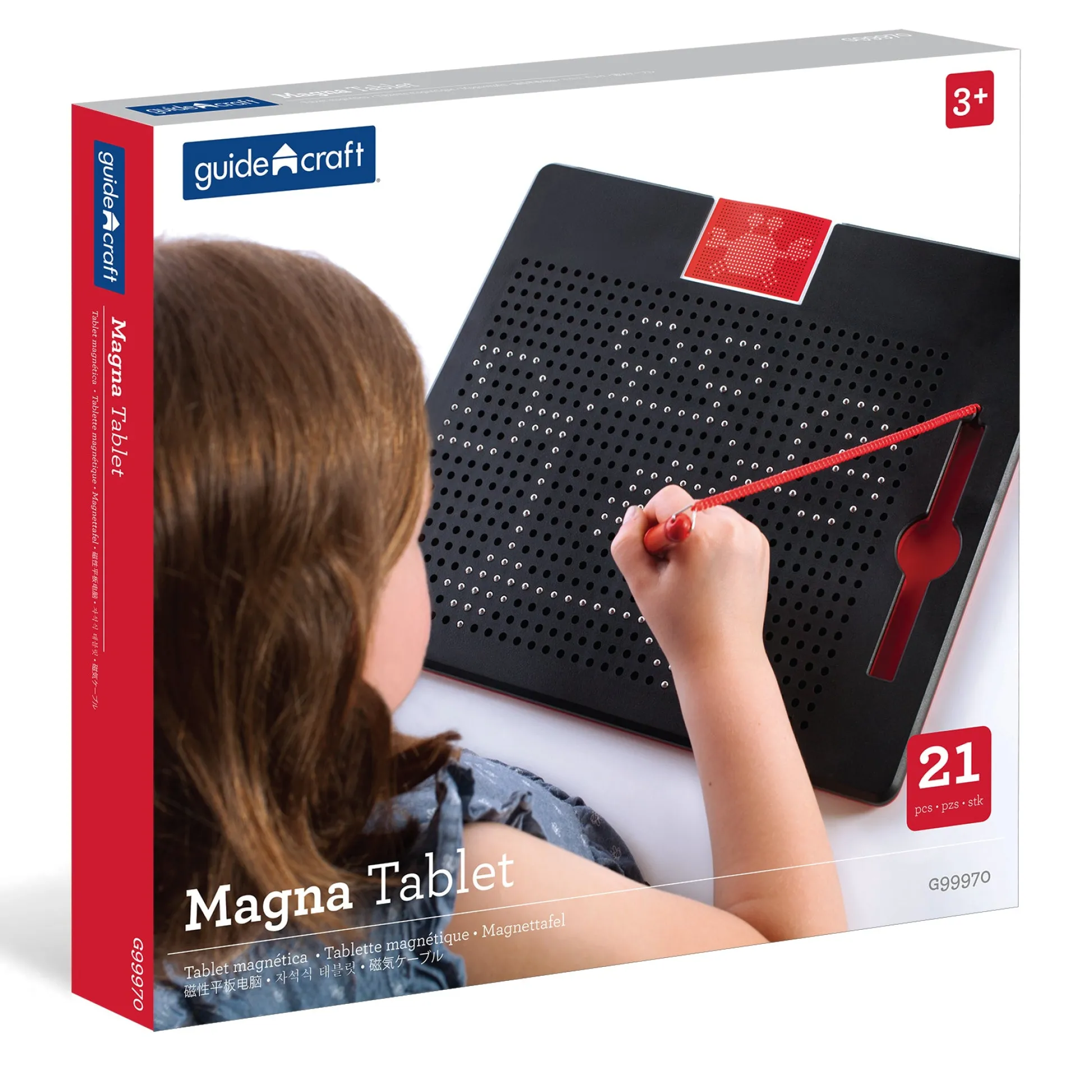 Educators Resource Guidecraft Creative Magna Tablet - Magnetic Drawing Board with Design Cards* Drawing, Color & Painting