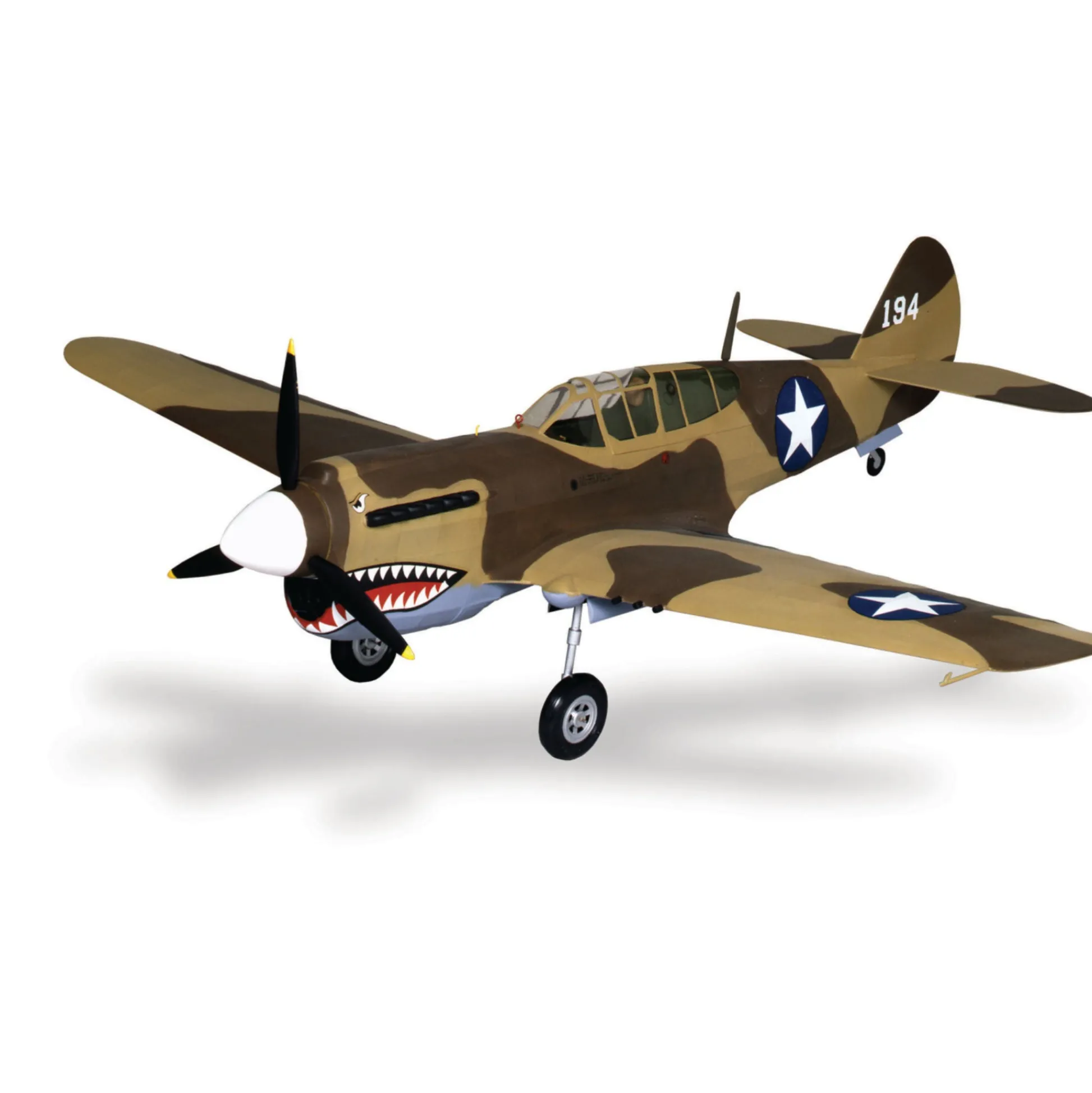 Flat River Group Guillow's P-40 Warhawk 1/16 Scale Laser Cut Model Kit* Model Kits