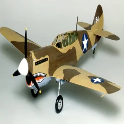 Flat River Group Guillow's P-40 Warhawk 1/16 Scale Laser Cut Model Kit* Model Kits