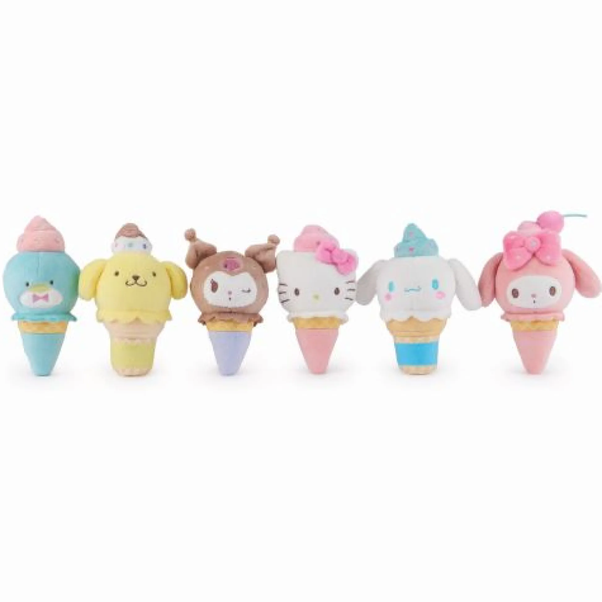 Calendar Holdings, LLC Gund Sanrio 4 Inch Ice Cream Surprise Plush Keychain - Assorted Characters* Stuffed Animals|Stuffed Animals & Plush Toys