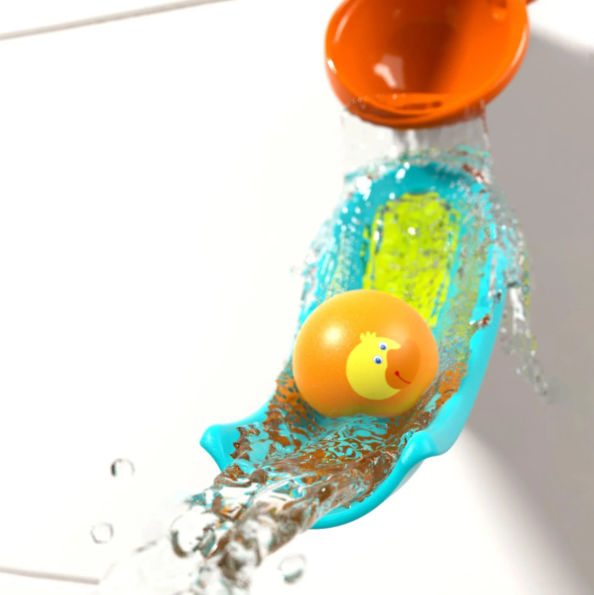 HABA USA HABA Bathing Bliss Waterslide - Interactive Bathtub Ball Track Toy* Bath Toys