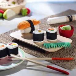 HABA USA HABA Biofino Sushi Set - Soft Play Food for Kids* Kitchens & Play Food|Dress Up