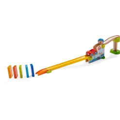 HABA USA HABA Kullerbu Jump into Car Dominos Play Set - Interactive Track and Ball Set* Preschool Vehicles|Preschool Education Toys & Activities