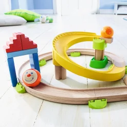 HABA USA HABA Kullerbu Spiral 26 Piece Starter Track Set - Interactive Play System* Preschool Vehicles|Preschool Education Toys & Activities