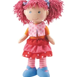 HABA USA HABA Lilli-Lou 12-inch Soft Doll with Pink Chenille Hair* Fashion Dolls|Stuffed Animals & Plush Toys