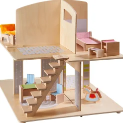 HABA USA HABA Little Friends Town Villa Dollhouse with Furniture* Doll Houses, Furniture & Accessories|Social & Emotional Skills