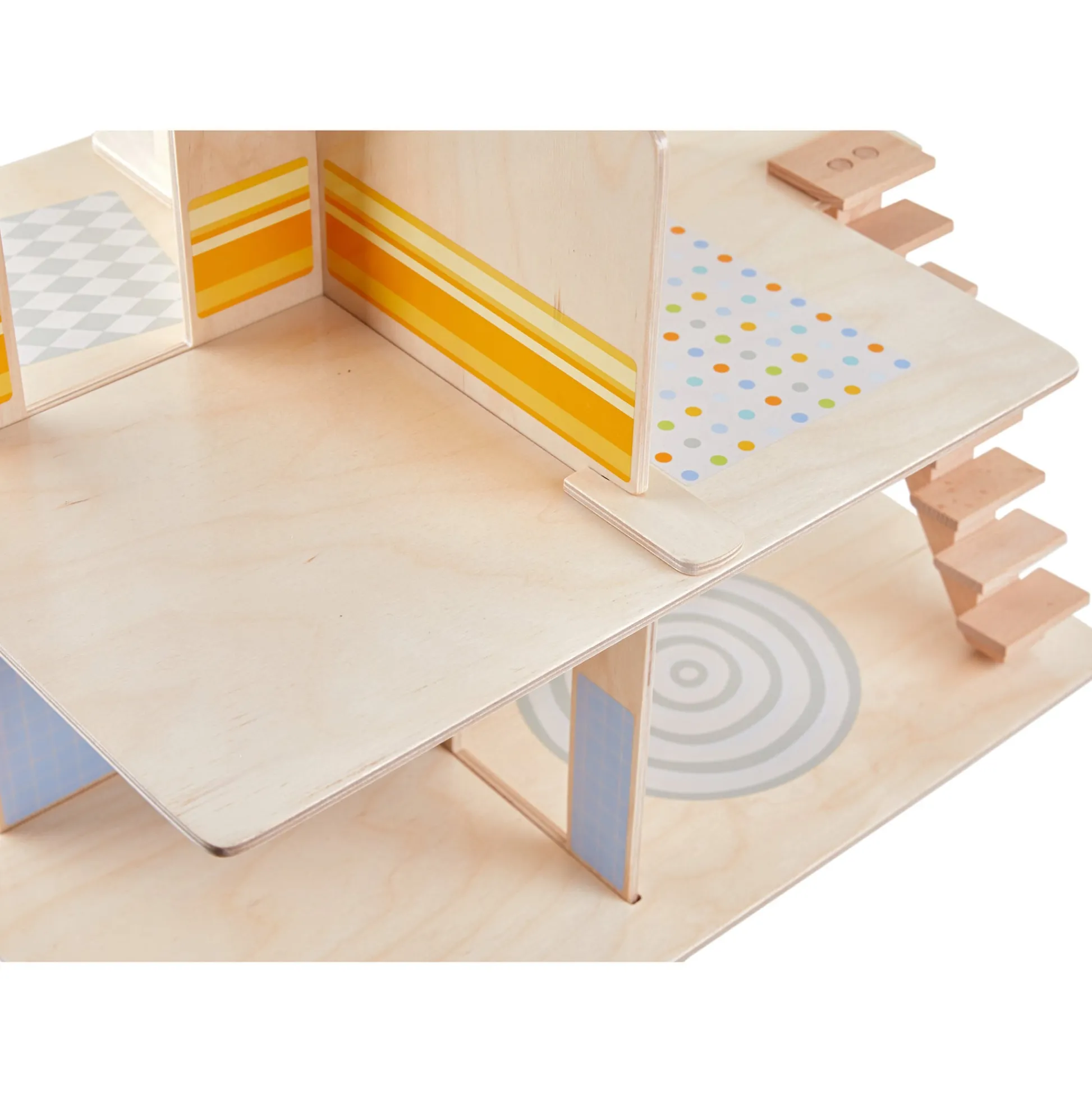 HABA USA HABA Little Friends Town Villa Dollhouse with Furniture* Doll Houses, Furniture & Accessories|Social & Emotional Skills