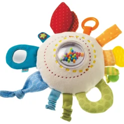 HABA USA HABA Rainbow Teether Cuddly Activity Toy – Multicolor* Rattlers & Teethers