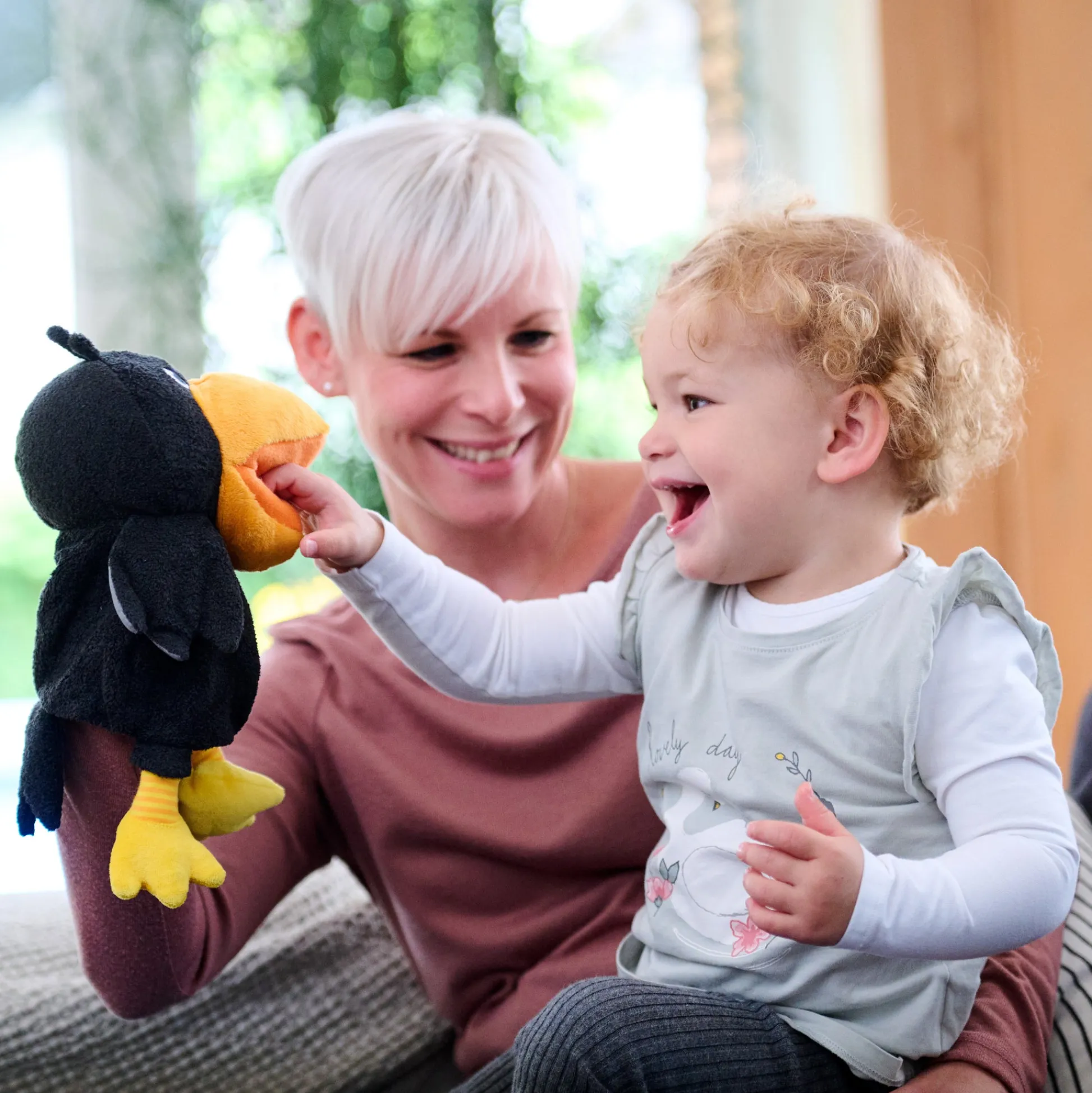 HABA USA HABA Theo the Raven Interactive Glove Puppet* Puppets & Puppet Theaters|Dress Up