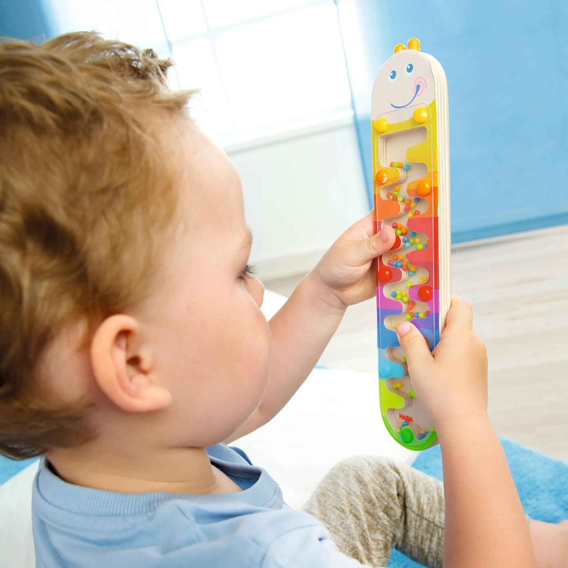 HABA USA HABA Wormy Rainmaker Musical Shaker for Toddlers* Developmental Toys