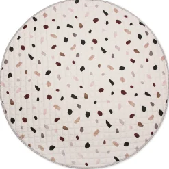 Flat River Group Hakuna Matte: Quilted Playmat – Confetti - 59" Circle, Padded Floor Blanket* Developmental Toys