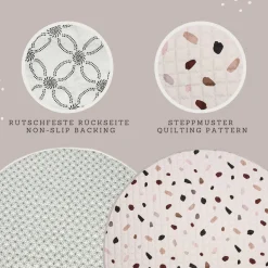 Flat River Group Hakuna Matte: Quilted Playmat – Confetti - 59
