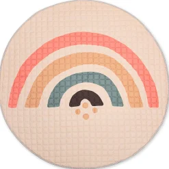 Flat River Group Hakuna Matte Quilted Playmat - Boho Rainbow Extravaganza* Developmental Toys