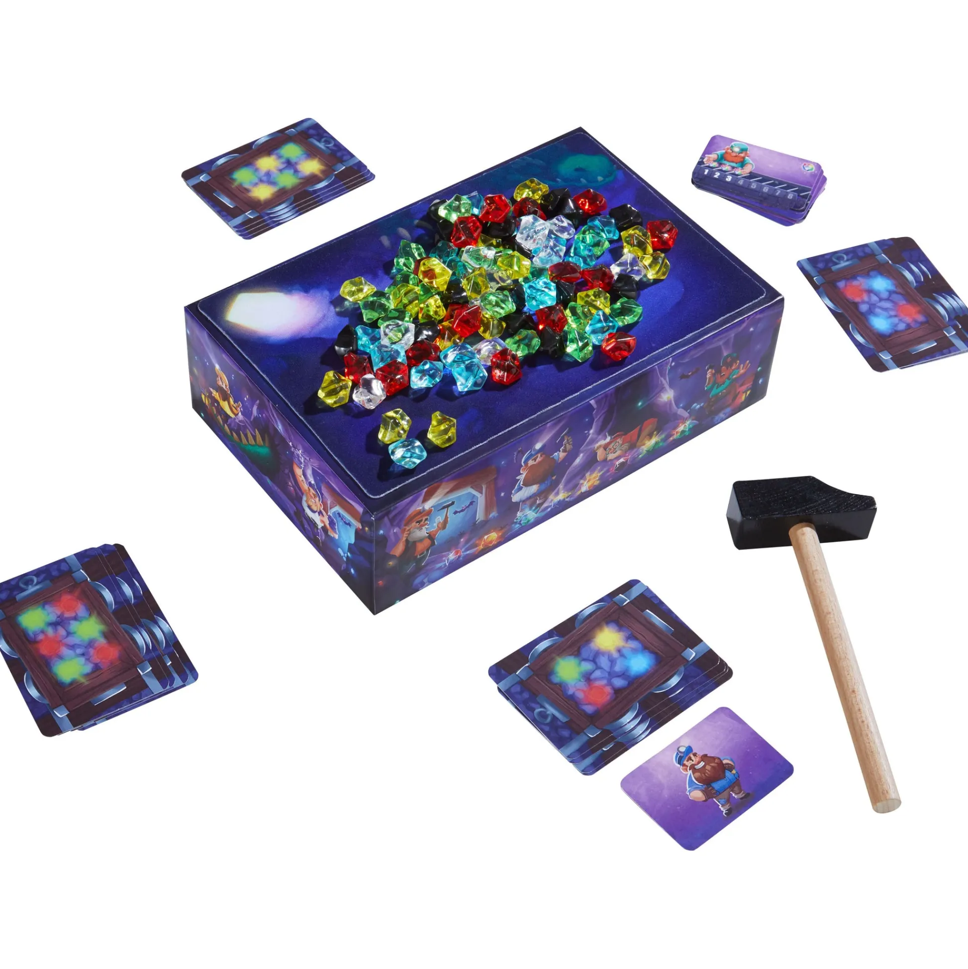 HABA USA Hammer Time Sparkle Mountain Gemstone Adventure Game* Board Games|Role-Playing Games