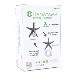 AreYouGame Hanayama Cast Metal Level 2 Puzzle - Starfish Voyage* Puzzles