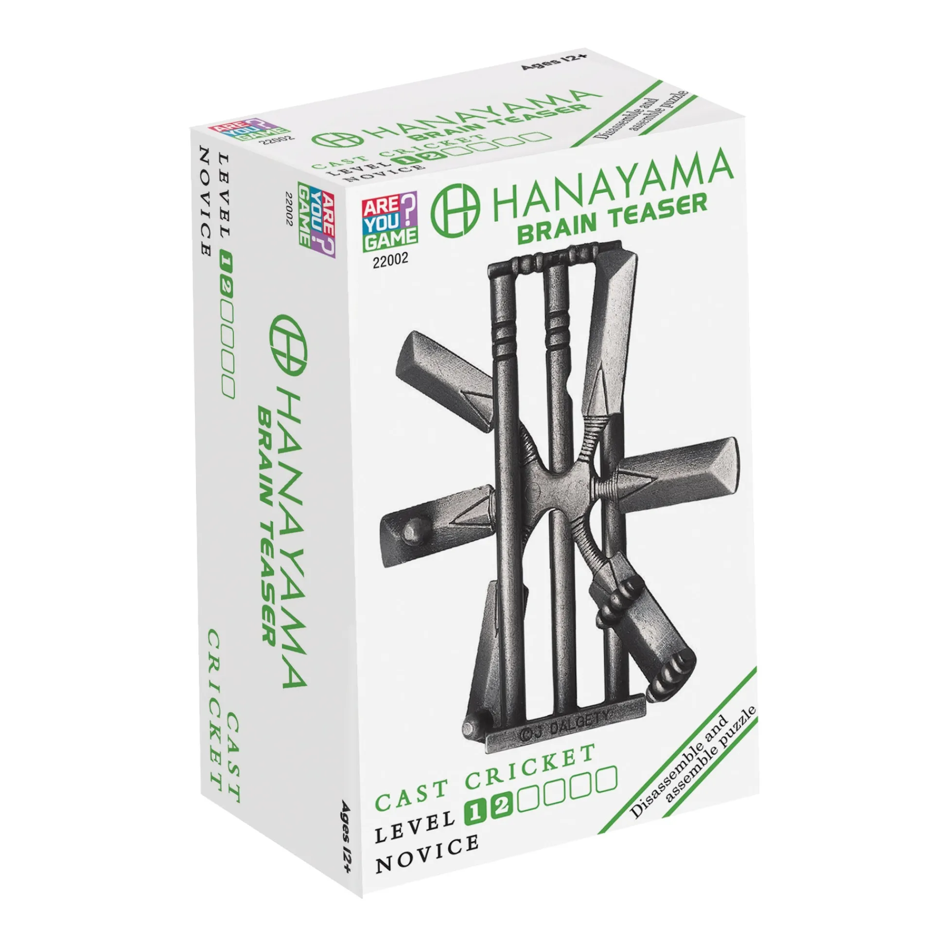 AreYouGame Hanayama Level 2 Cast Puzzle - Cricket Challenge* Puzzles