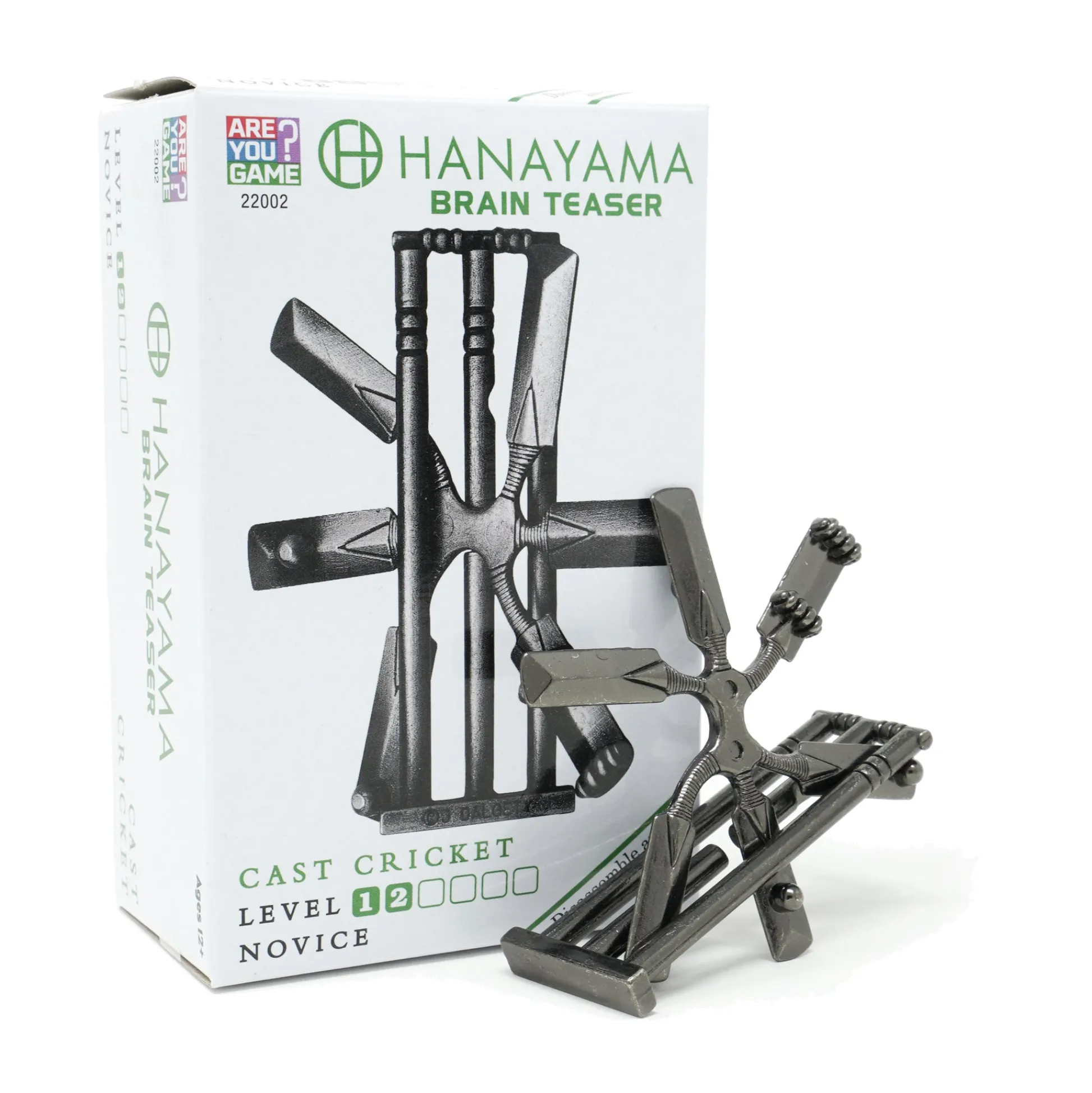 AreYouGame Hanayama Level 2 Cast Puzzle - Cricket Challenge* Puzzles