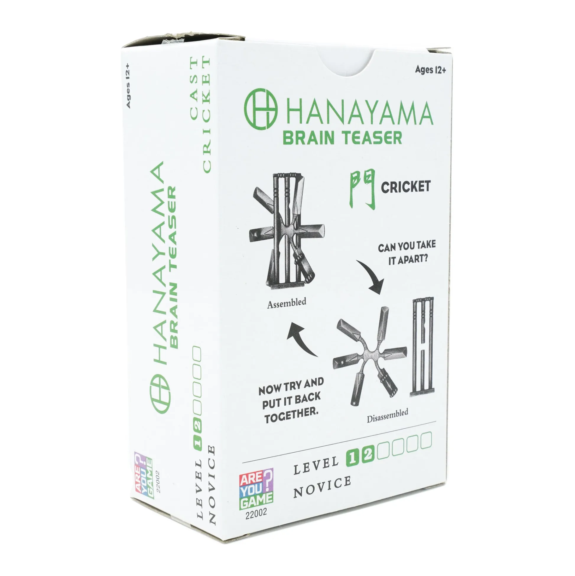 AreYouGame Hanayama Level 2 Cast Puzzle - Cricket Challenge* Puzzles