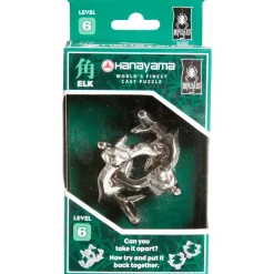 AreYouGame Hanayama Level 6 Cast Puzzle - Elk: Ultimate Mind Bender* Puzzles