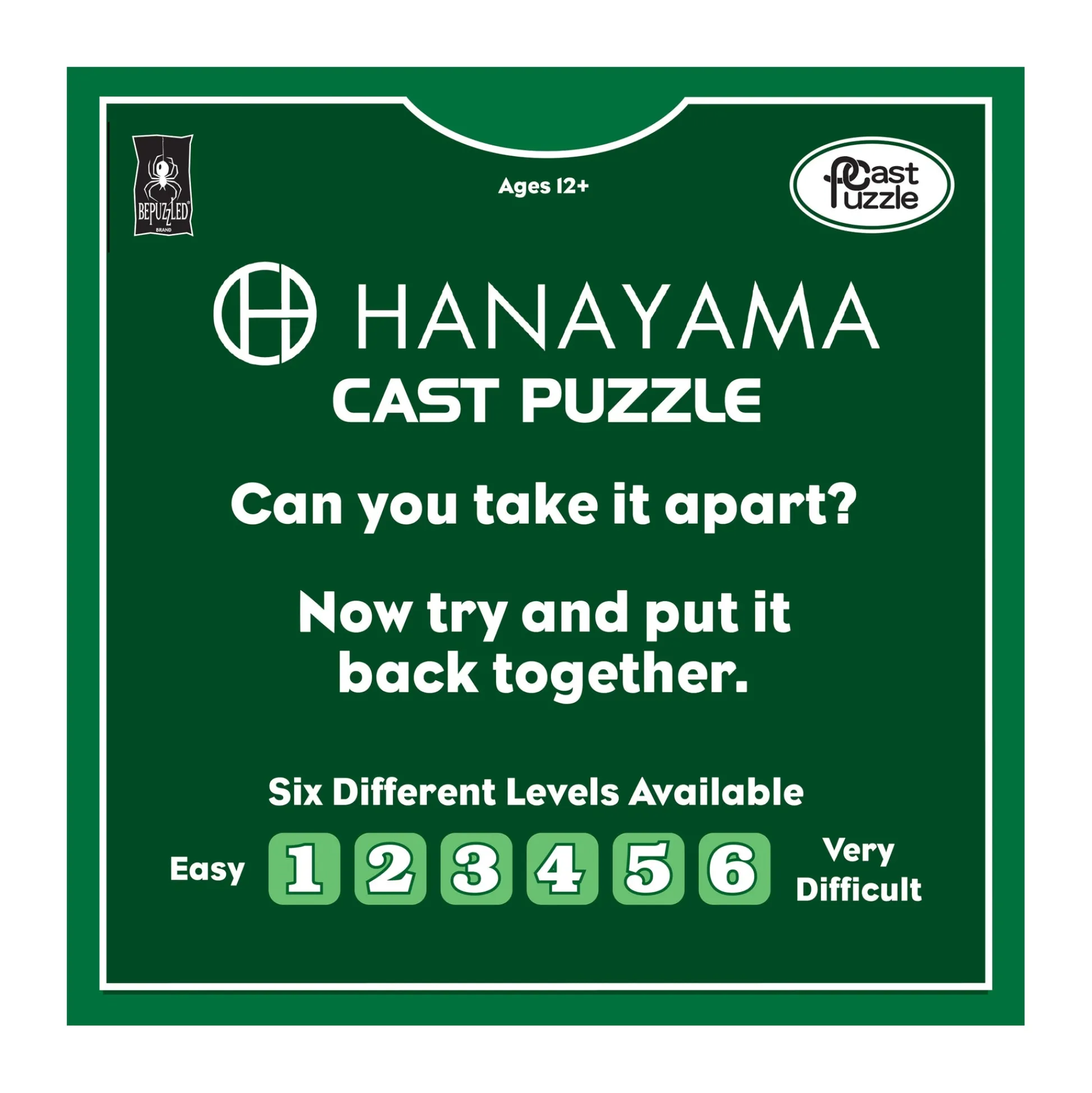 AreYouGame Hanayama Level 3 Cast Puzzle - Cross: Challenging Metallic Brain Teaser* Puzzles