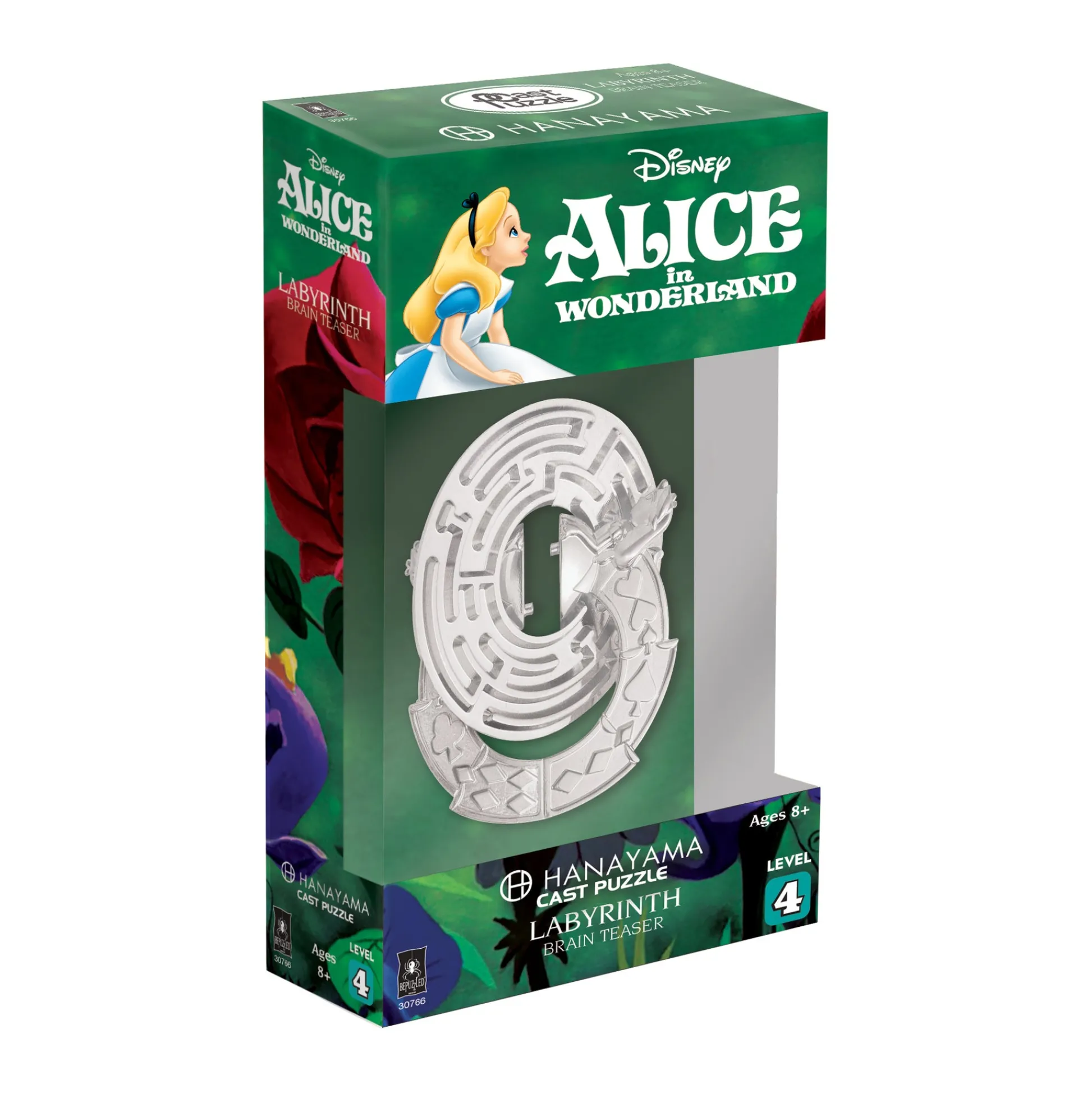 AreYouGame Hanayama Level 4 Cast Puzzle - Disney Alice in Wonderland: Labyrinth* Puzzles