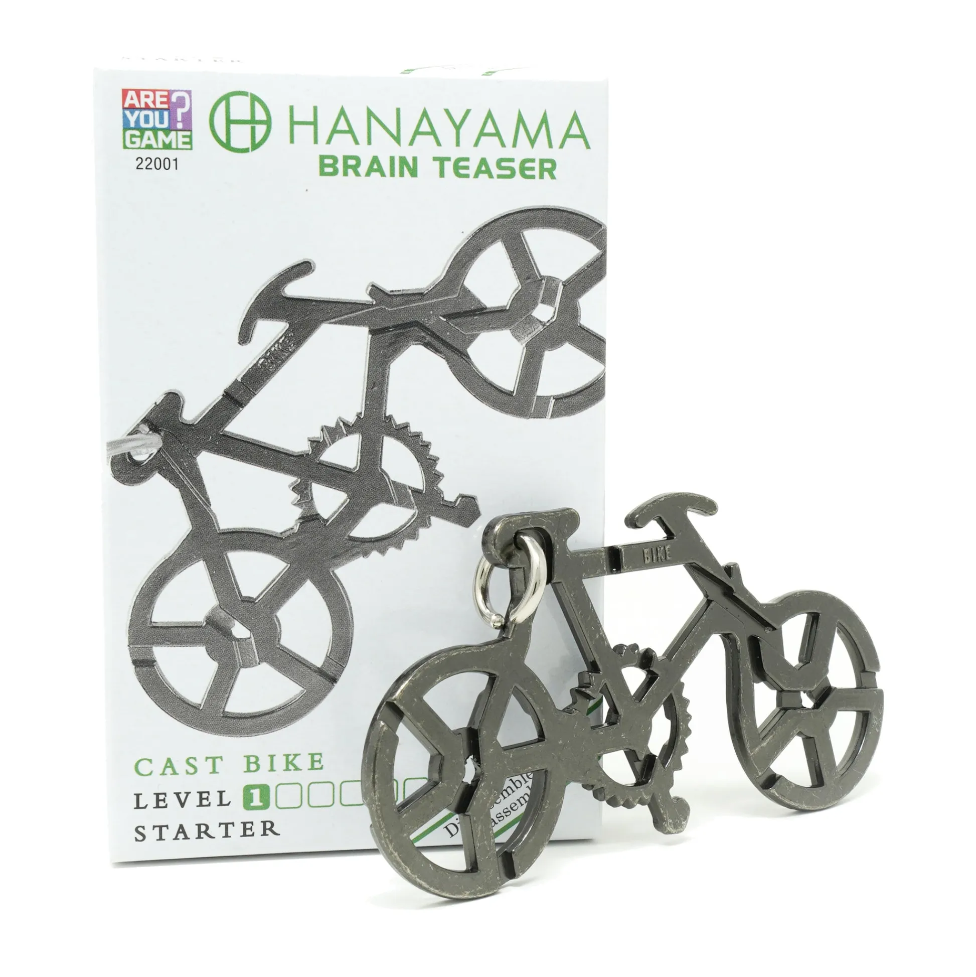 AreYouGame Hanayama Level 1 Cast Puzzle - Bike, Master Your Paths* Puzzles