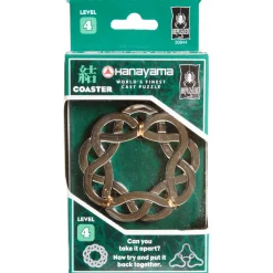 AreYouGame Hanayana Level 4 Cast Puzzle - Coaster: Twist & Untangle!* Puzzles