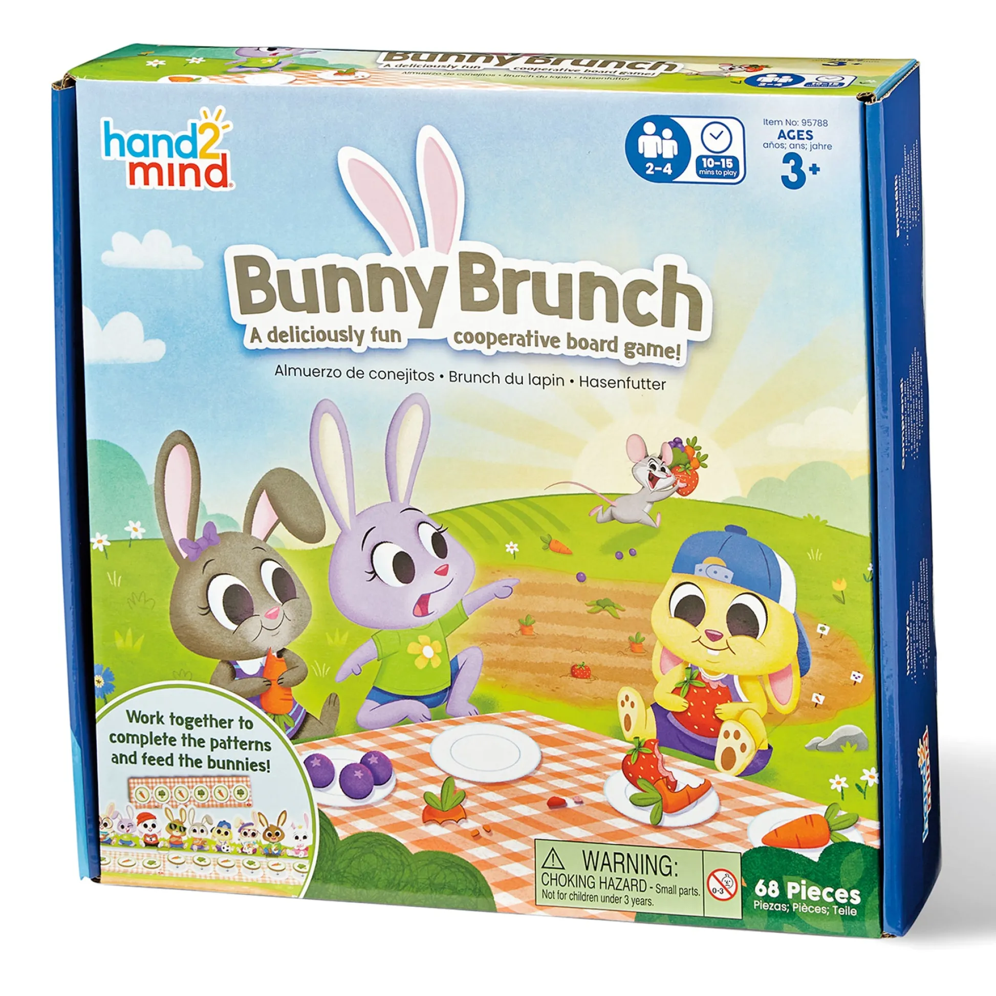 Educators Resource Hand2Mind Bunny Brunch - Cooperative Patterning Game for Kids* Preschool Education Toys & Activities