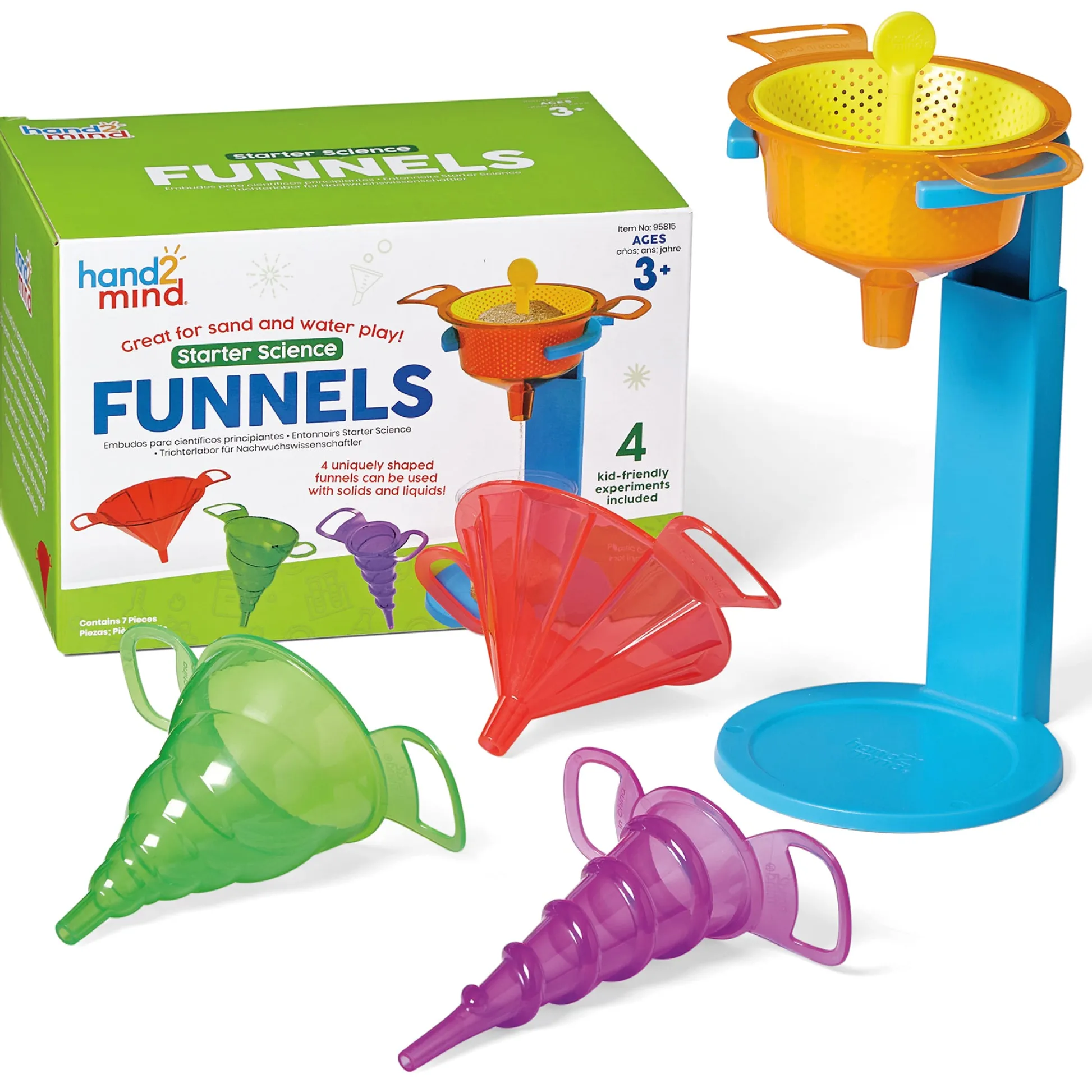 Educators Resource Hand2Mind Discover & Play Starter Science Funnels Set* Science & Discovery