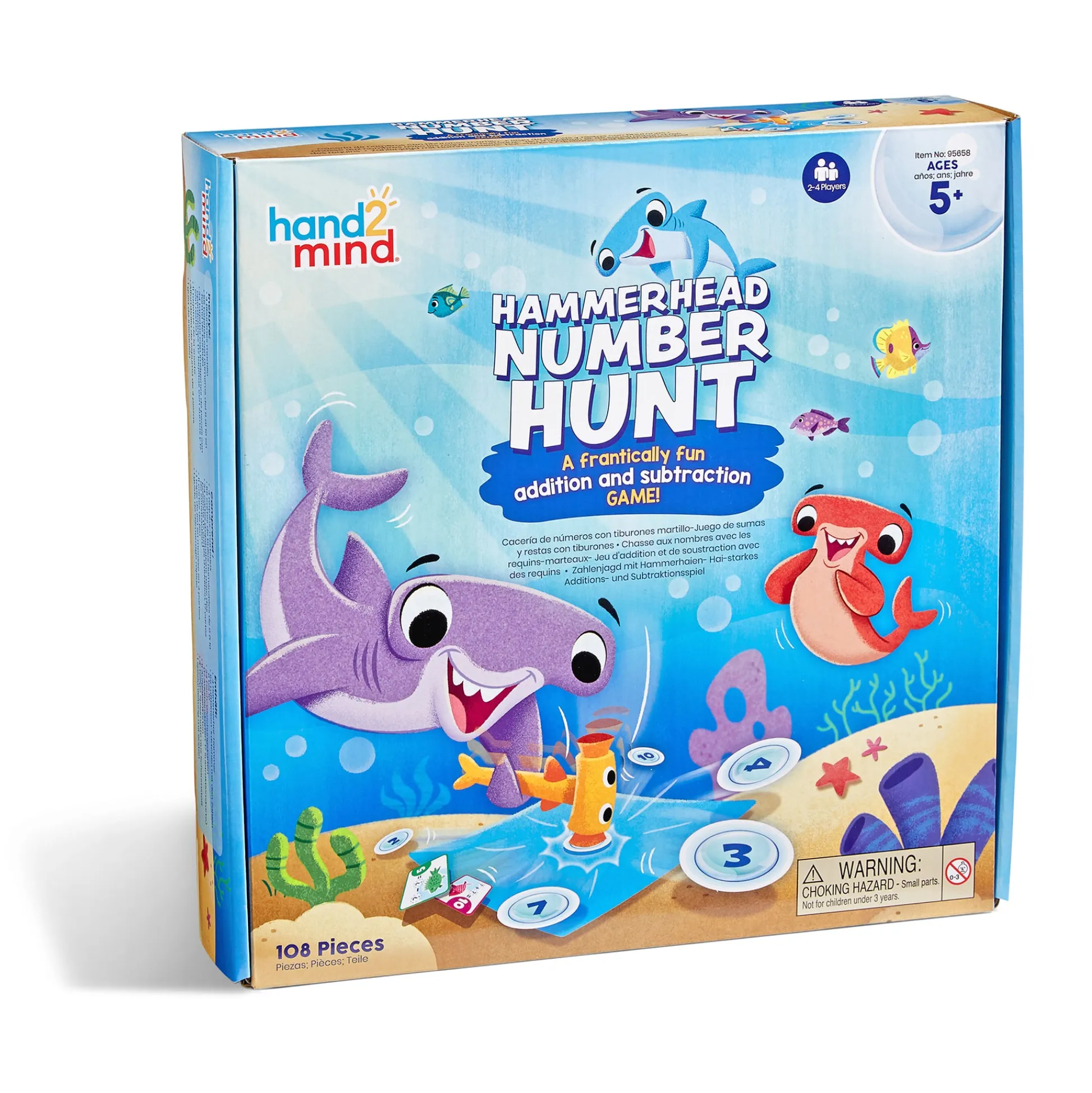 Educators Resource Hand2Mind Hammerhead Number Hunt - Math Adventure Game* Math Toys|Math, Counting & Time