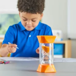 Educators Resource Hand2Mind Jumbo Colorful Sand Timers for Kids - Time Management Tool Set* Preschool Education Toys & Activities
