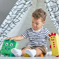 Educators Resource Hand2Mind Numberblocks 3 & 4 Playful Pals Plush - Yellow & Green* Stuffed Animals|Stuffed Animals & Plush Toys