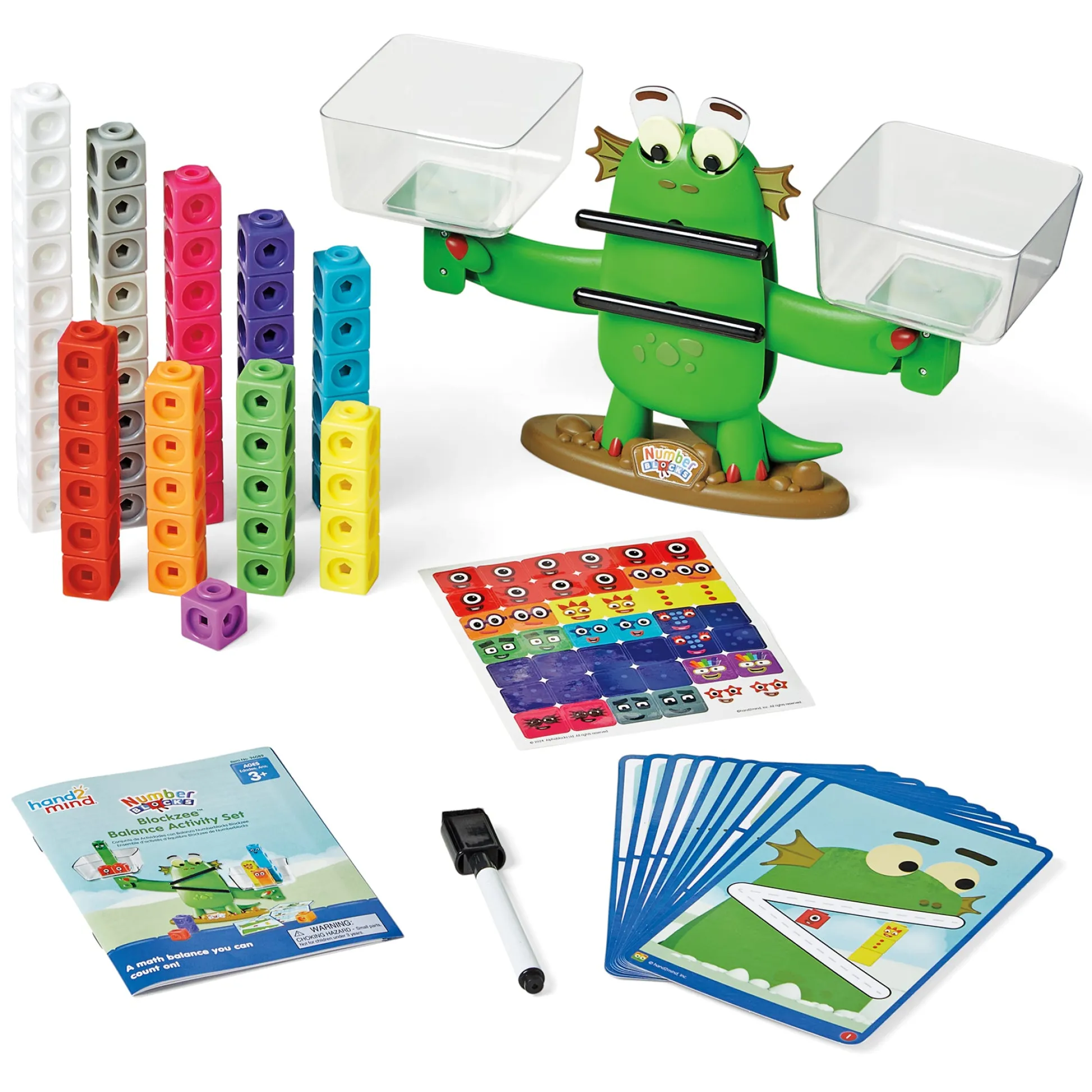 Educators Resource Hand2Mind Numberblocks Blockzilla Balance Activity Set - Educational Math Toy* Preschool Education Toys & Activities