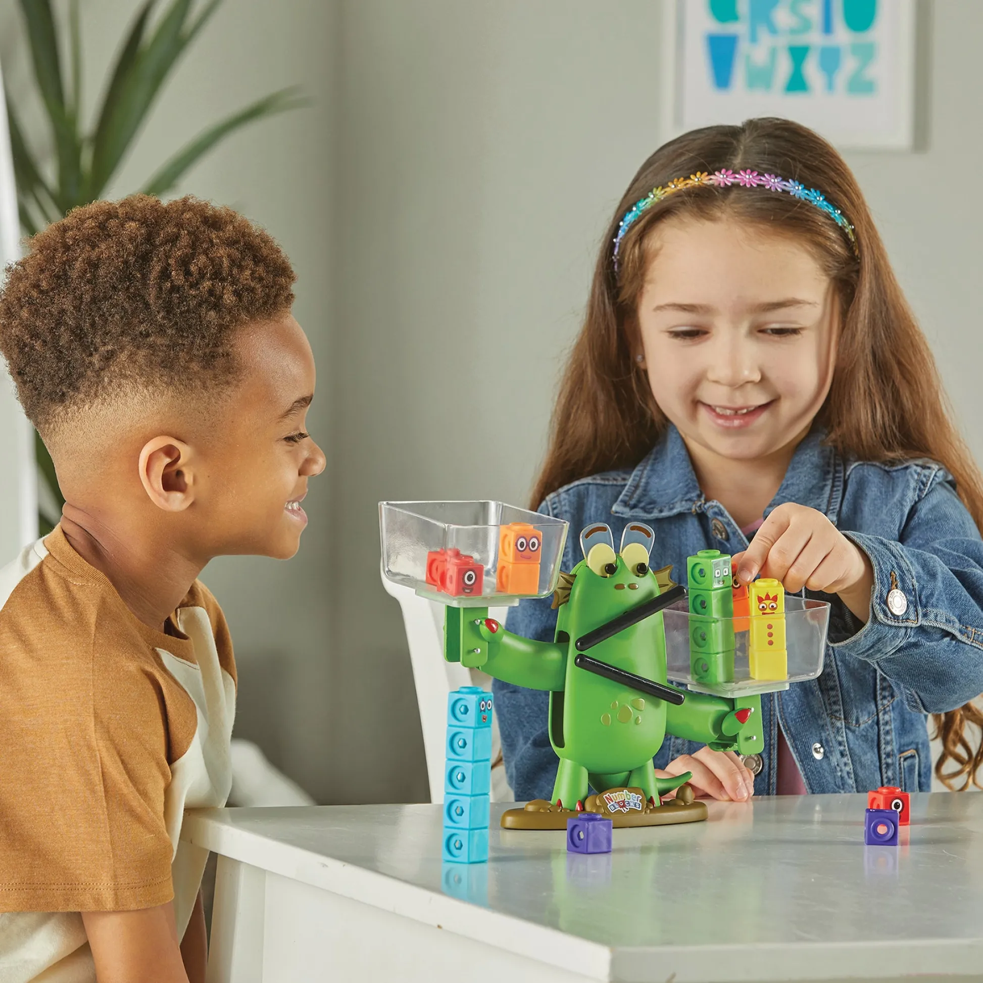 Educators Resource Hand2Mind Numberblocks Blockzilla Balance Activity Set - Educational Math Toy* Preschool Education Toys & Activities