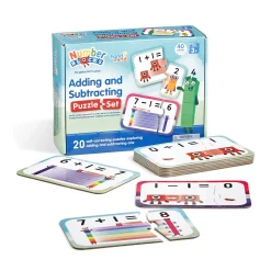 Educators Resource Hand2Mind Numberblocks Math Puzzle 3-Pack - Counting, Addition, Sequencing* Puzzles|Preschool Education Toys & Activities